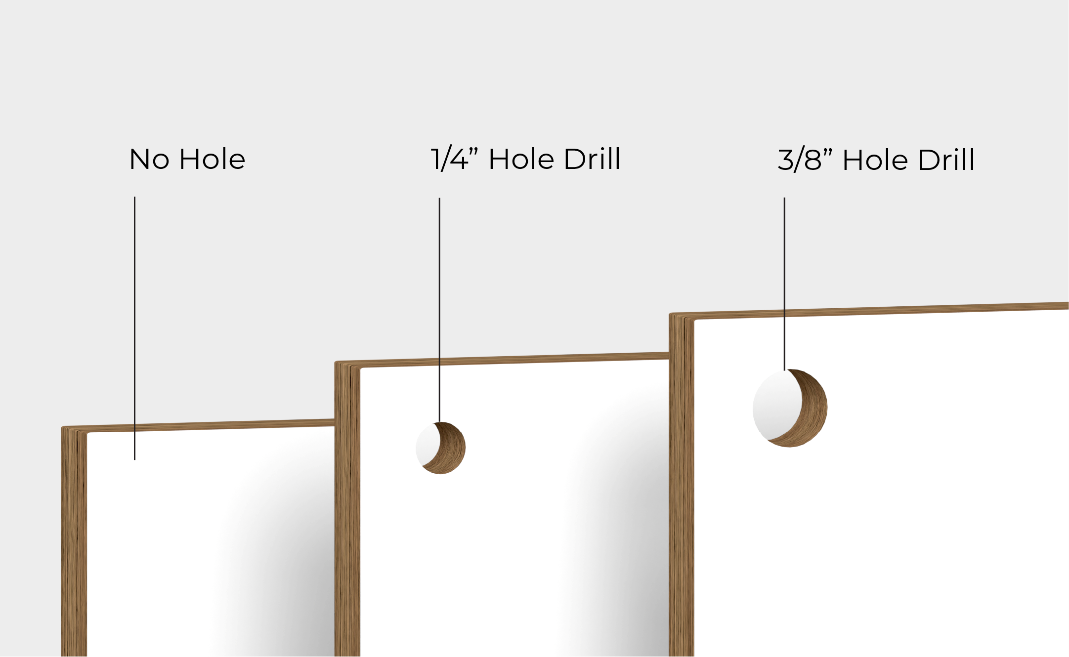 Drilled Holes Diameter